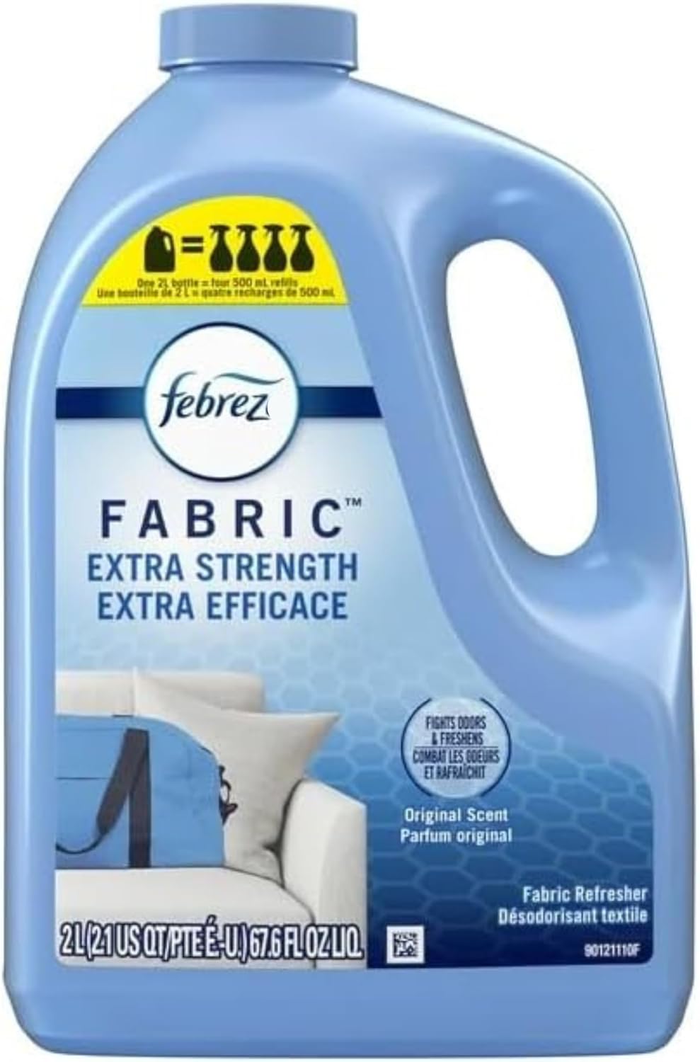  Febrez Extra Strength Refill 67.6 FL OZ Value Size Fabric Refresher With A Ship Safe Parkway Bag
